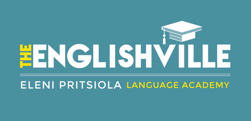 Englishville Language Academy logo and front page artwork